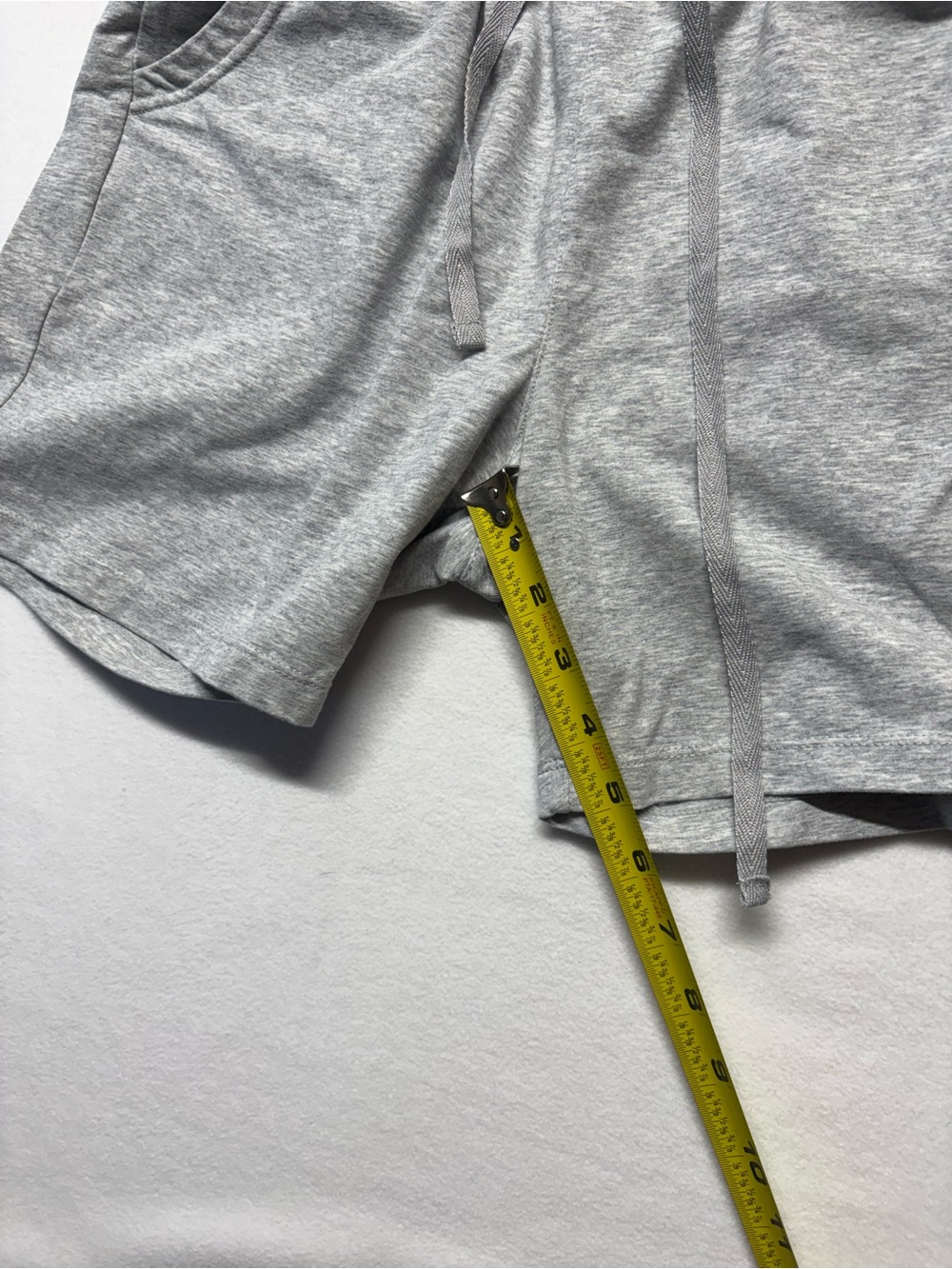 Baleaf Light Grey Athletic Drawstring Shorts - Picture 6 of 8